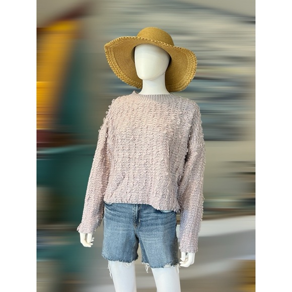 Beautiful lilac spring sweater S M L - Picture 2 of 5